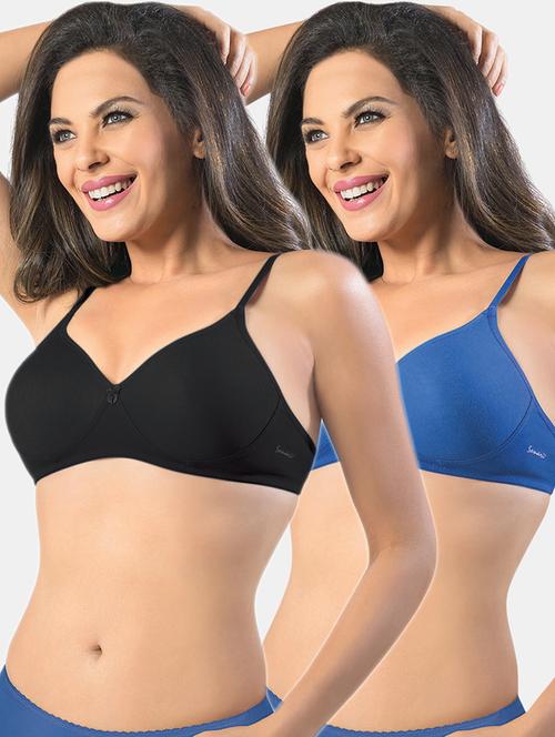 women cotton regular bra combo - 19139611 - Very Small Image - 1