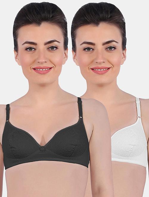 women solid bra combo - 19139927 - Very Small Image - 1
