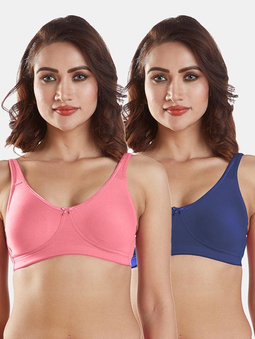 set of 2 solids sports bra - 19139966 - Very Small Image - 1