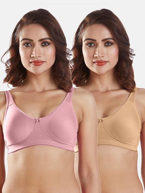 set of 2 solids sports bra - 19139980 - Very Small Image - 1
