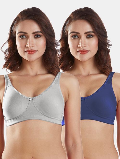 set of 2 solids sports bra - 19140001 - Very Small Image - 1