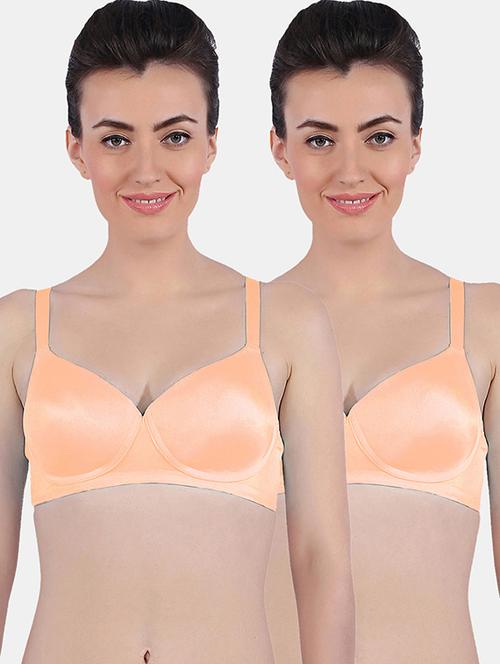 women pack of 2 solid bra combo - 19140111 - Very Small Image - 1