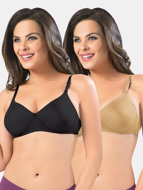 pacl of 2 solid bra combo - 19141078 - Very Small Image - 1