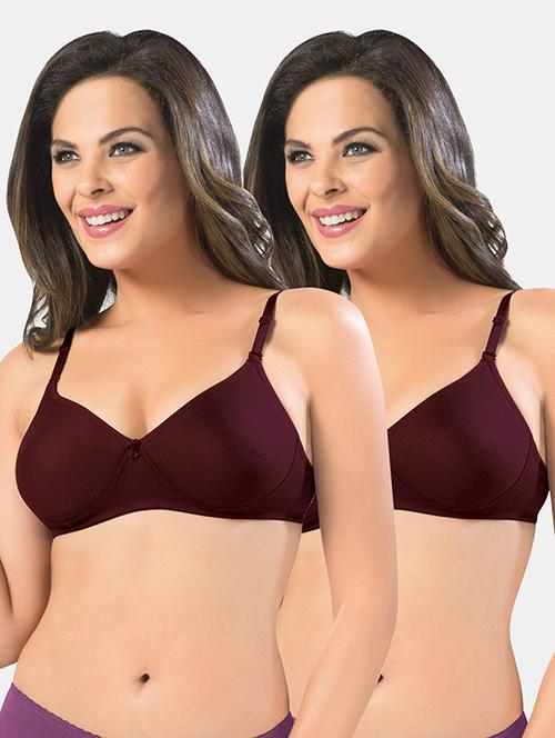 pacl of 2 solid bra combo - 19141094 - Very Small Image - 1