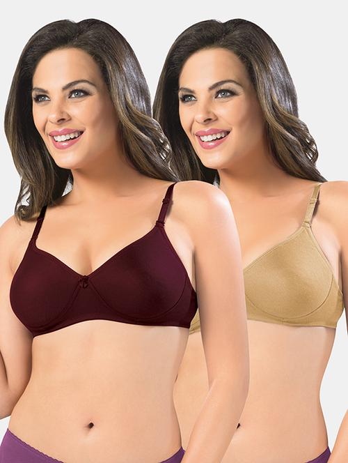 pacl of 2 solid bra combo - 19141097 - Very Small Image - 1
