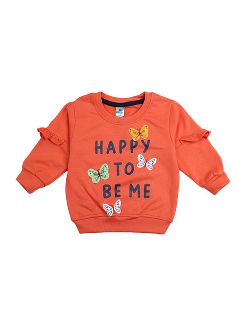 front print round neck sweatshirt - 19141235 - Very Small Image - 1