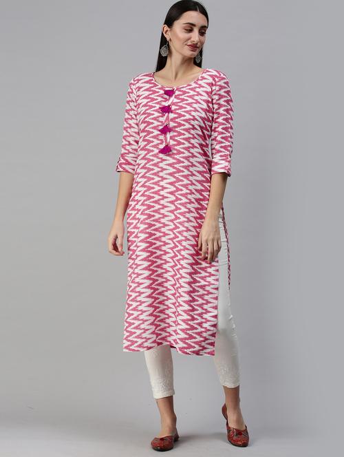 women's straight kurta - 19141264 - Very Small Image - 1
