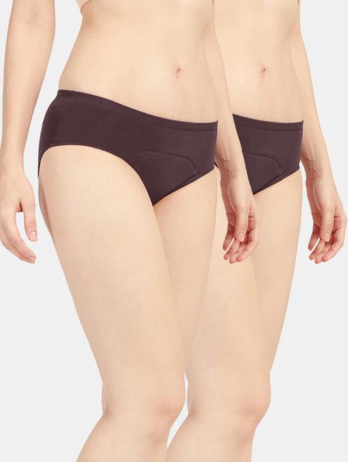 women solid cotton hipster panty combo - 19141287 - Very Small Image - 1