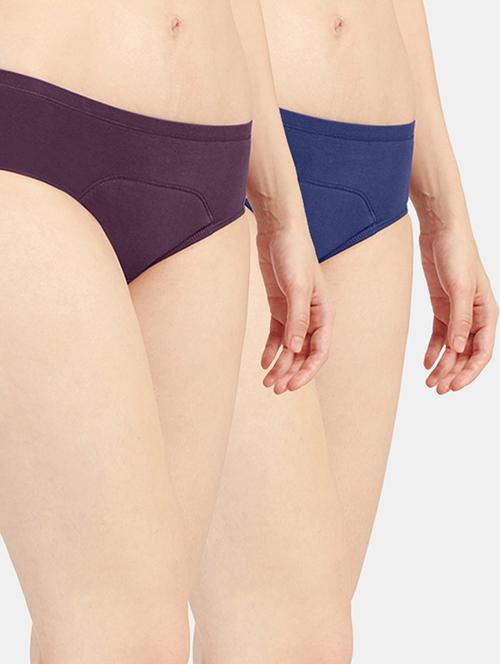 women solid cotton hipster panty combo - 19141292 - Very Small Image - 1