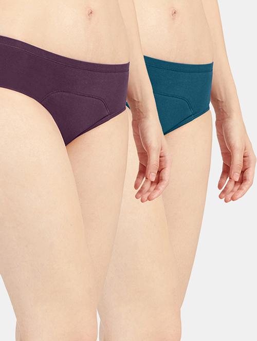 women solid cotton hipster panty combo - 19141306 - Very Small Image - 1