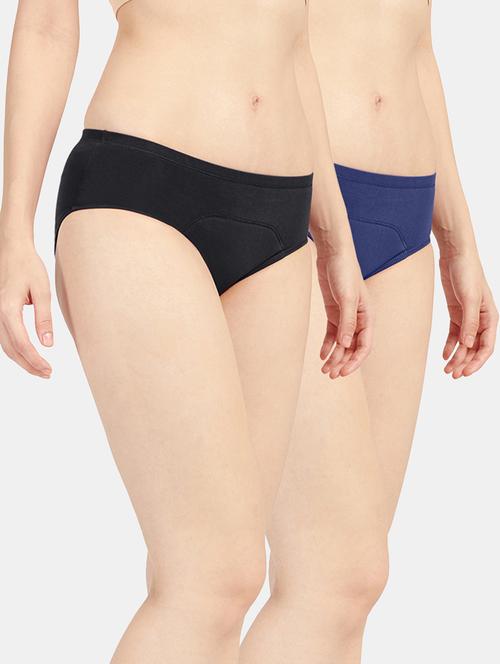 women solid cotton hipster panty combo - 19141321 - Very Small Image - 1