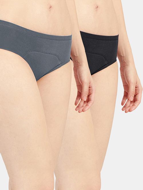 women solid cotton hipster panty combo - 19141322 - Very Small Image - 1