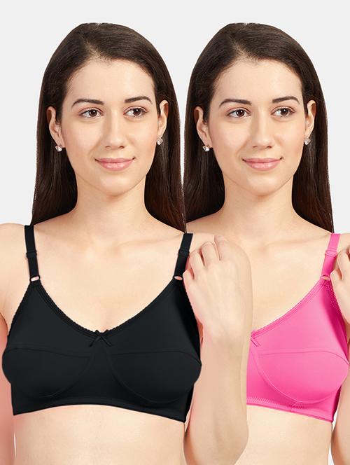 set of 2 solids t-shirt bras - 19141339 - Very Small Image - 1
