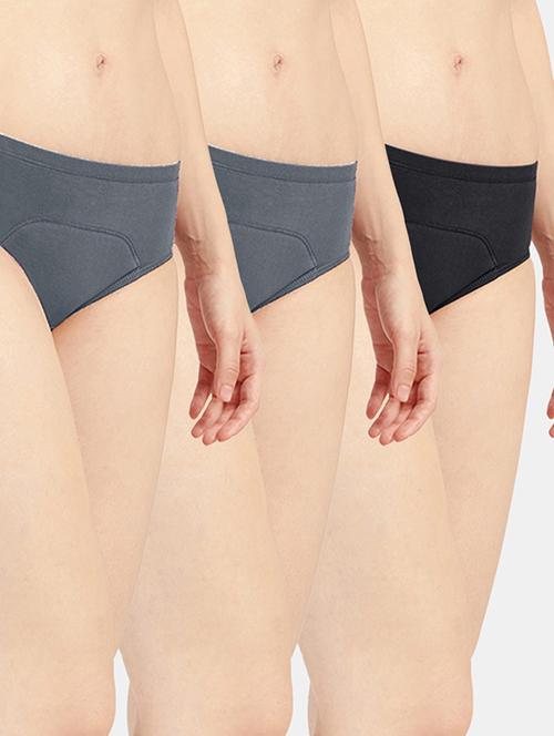 women solid cotton hipster panty combo - 19141481 - Very Small Image - 1