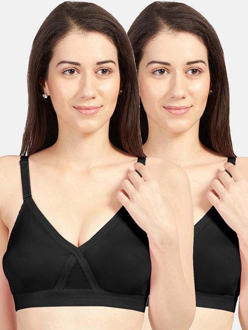 set of 2 solids t-shirt bras - 19141516 - Very Small Image - 1