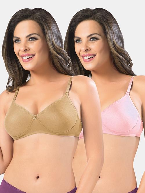 pacl of 2 solid bra combo - 19141530 - Very Small Image - 1