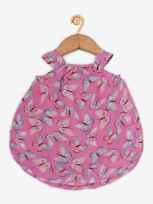 girls square neck sleeveless frock - 19142517 - Very Small Image - 1