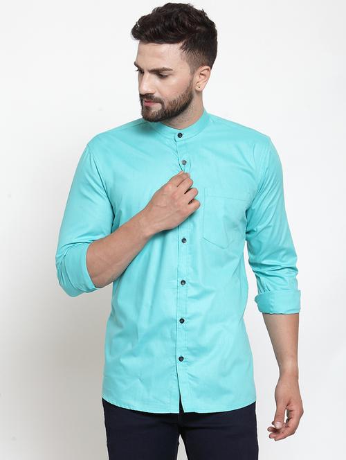 solid button down casual shirts - 19143271 - Very Small Image - 1