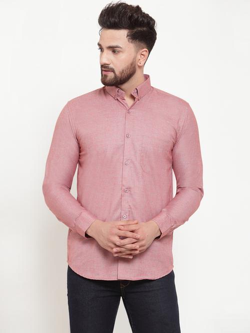  solid button down casual shirt - 19143364 - Very Small Image - 1