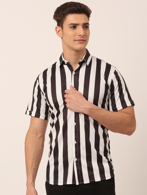 multi coloured striped casual shirt - 19143546 - Very Small Image - 1