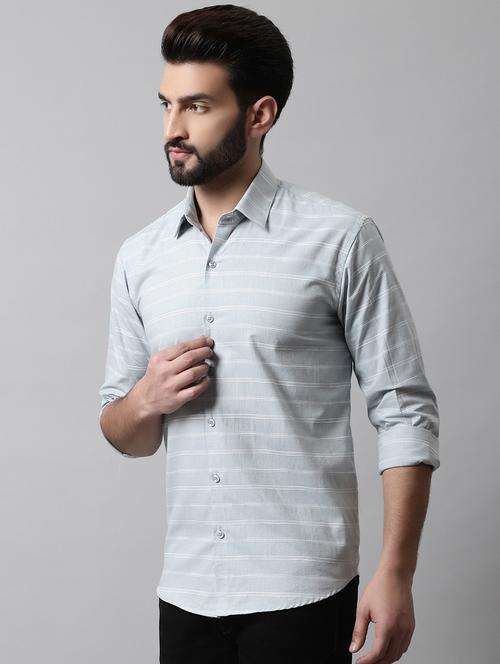 green coloured casual shirt - 19143729 - Very Small Image - 1