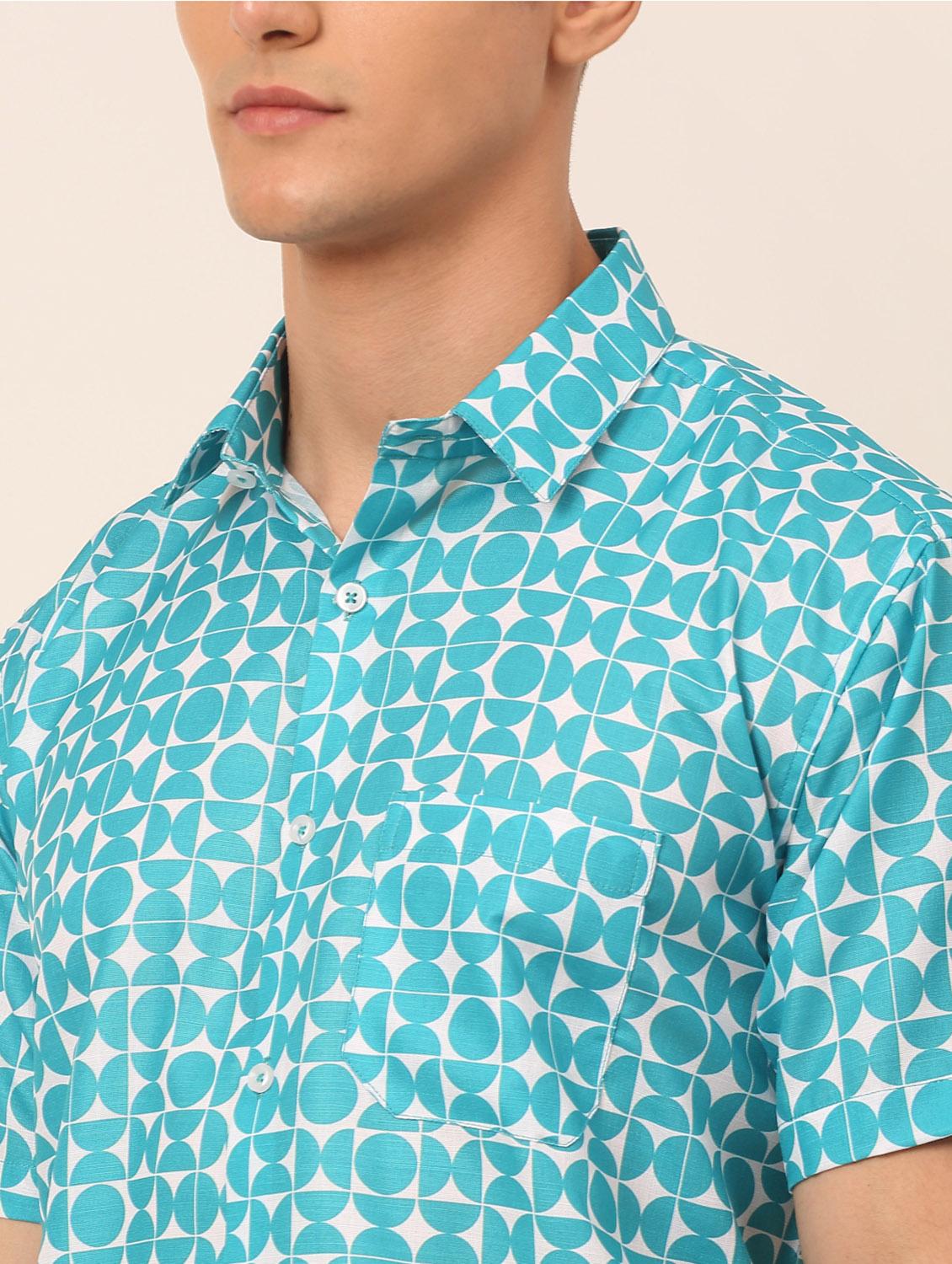 mens abstract formal shirt - 19144537 - Standard Image - 4