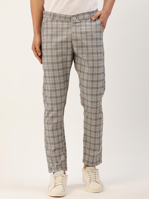 mid rise flat front casual trouser - 19144710 - Very Small Image - 1
