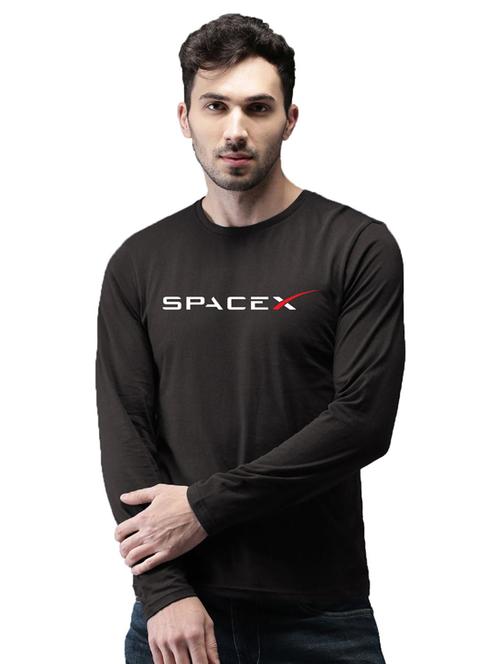 round neck chest printed t-shirt - 19145931 - Very Small Image - 1