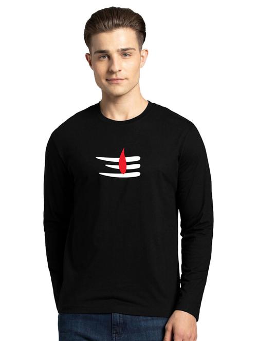 round neck chest printed t-shirt - 19146743 - Very Small Image - 1