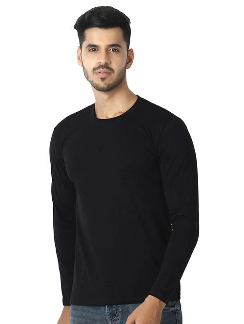 blue cotton t-shirt - 19147282 - Very Small Image - 1