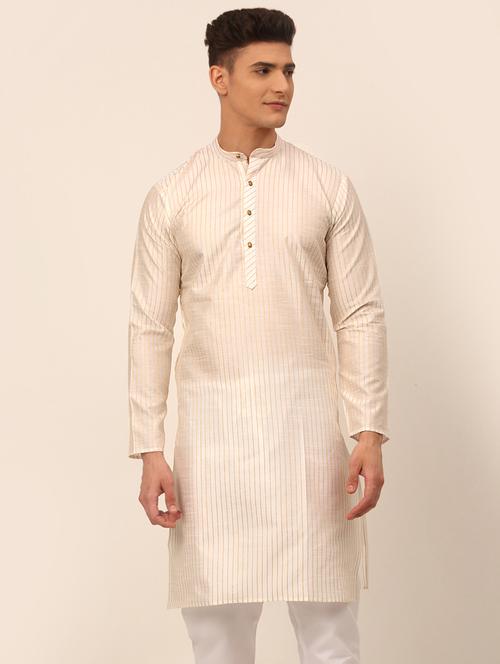 mandarin neck embroidered work straight kurta - 19147972 - Very Small Image - 1