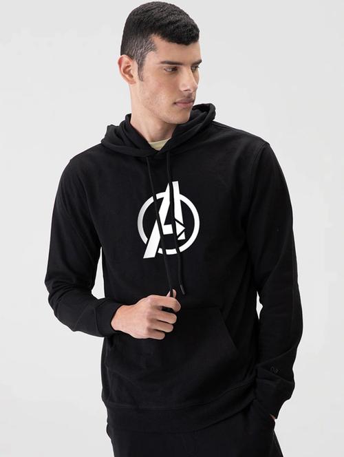 mens front print sweatshirt - 19148930 - Very Small Image - 1