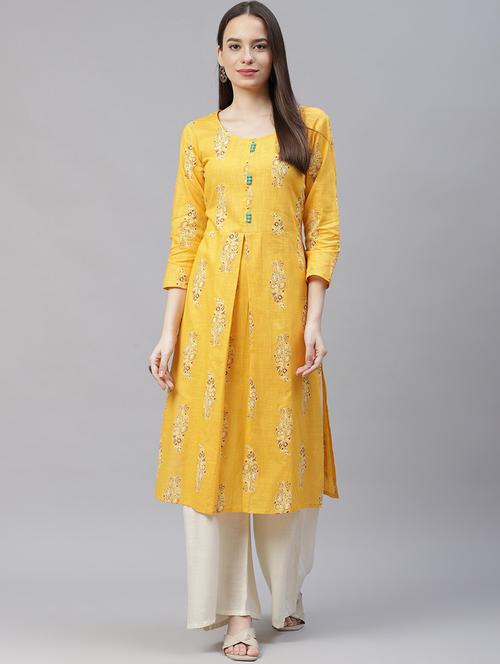 women's straight kurta - 19149845 - Very Small Image - 1