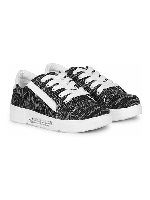 black lace up sneaker - 19155399 - Very Small Image - 1