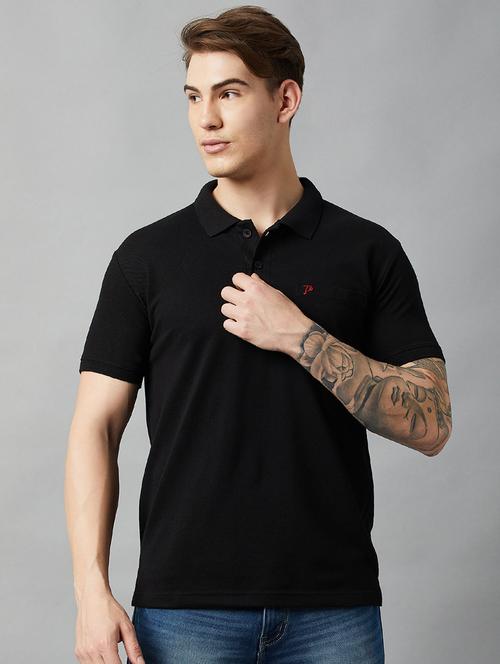 black cotton t-shirt - 19155721 - Very Small Image - 1
