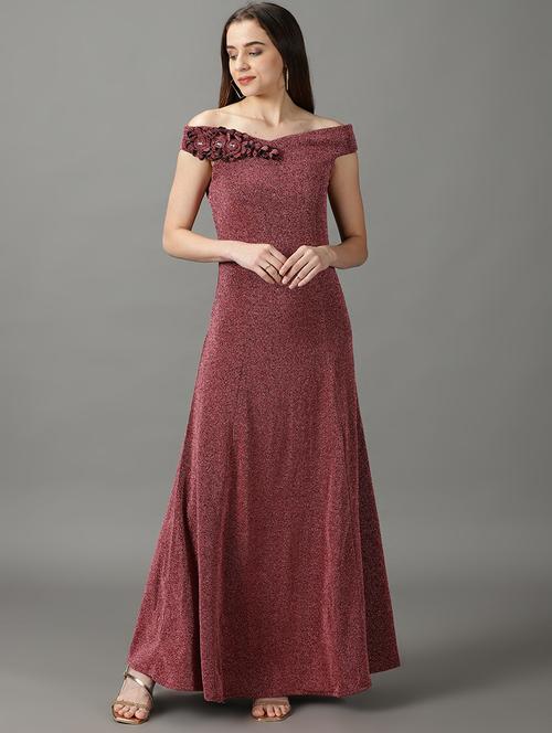 women's  self design dress - 19159719 - Very Small Image - 1