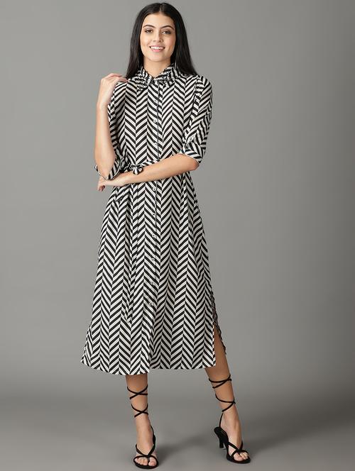 women's shirt striped dress - 19159821 - Very Small Image - 1