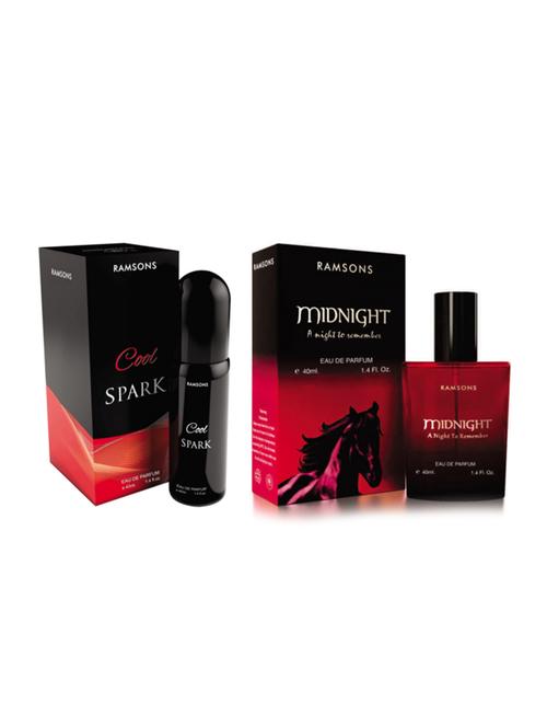 ramsons cool spark & midnight eau de perfume  80ml (pack of 2) - 19160443 - Very Small Image - 1