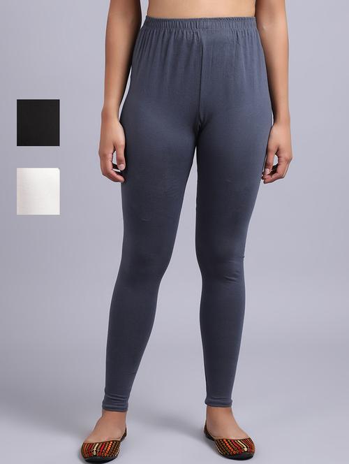 pack of 3 solid leggings - 19161703 - Very Small Image - 1