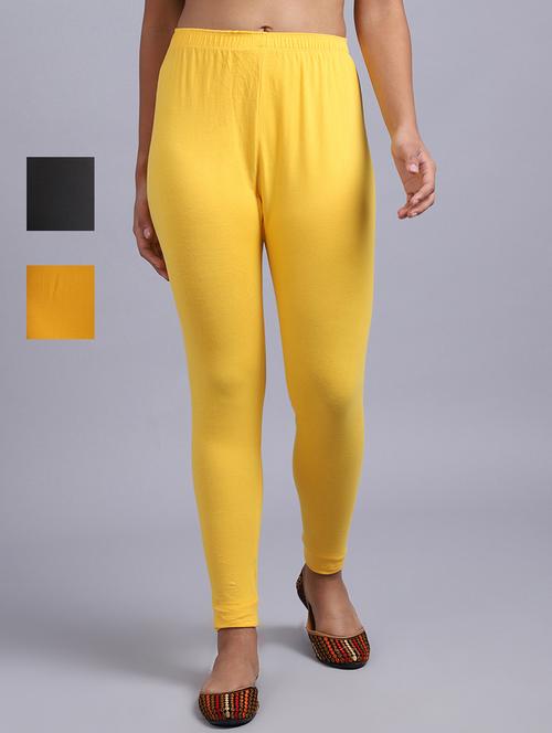 pack of 3 solid leggings - 19161726 - Very Small Image - 1