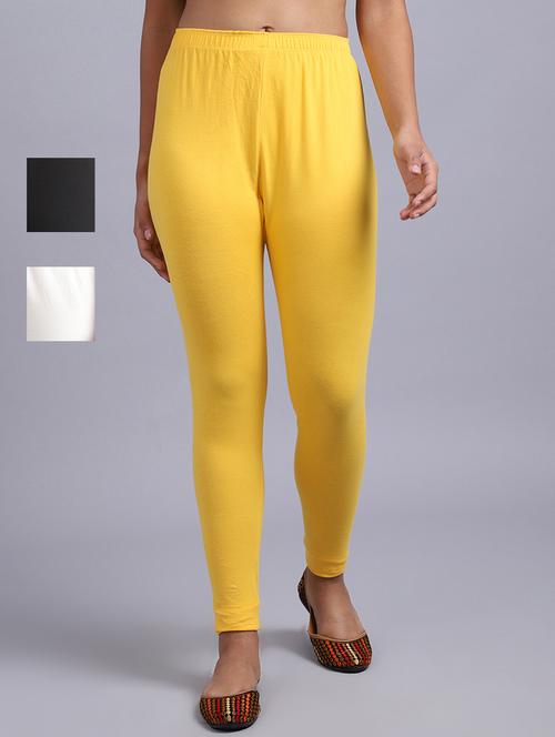 pack of 3 solid leggings - 19161728 - Very Small Image - 1