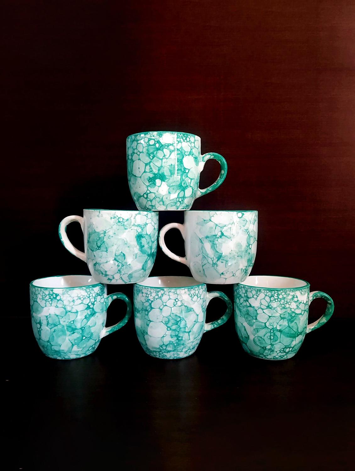 moody panda graceful set of 6 cups | cup set | tea cups | set of 6 cups | ceramic - 19163524 - Zoom Image - 4