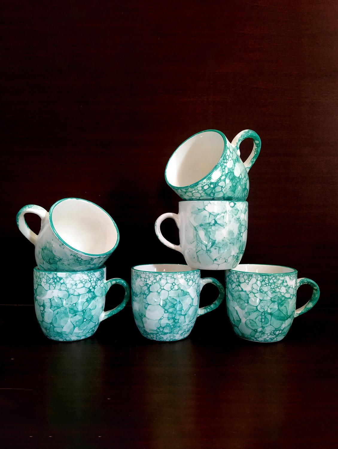 moody panda graceful set of 6 cups | cup set | tea cups | set of 6 cups | ceramic - 19163524 - Zoom Image - 5
