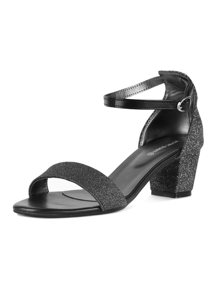 black synthetic closed back sandals - 19163548 - Standard Image - 2