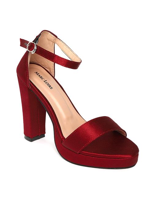 maroon closed back sandal - 19163613 - Very Small Image - 1