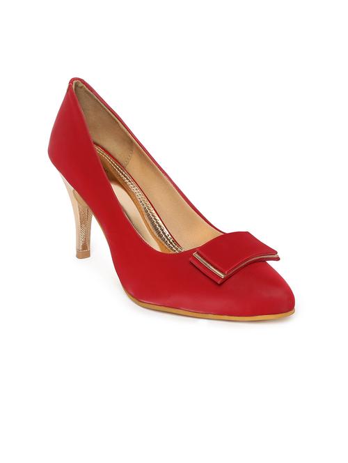 women red slip on pumps - 19163666 - Very Small Image - 1