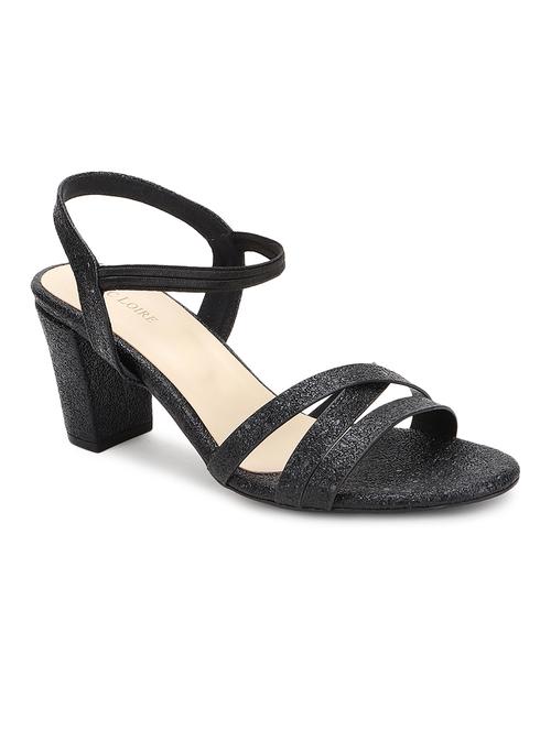 black synthetic back strap sandals - 19163840 - Very Small Image - 1