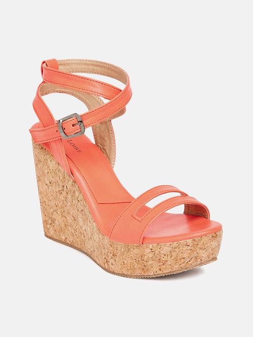women pink ankle strap wedge - 19164302 - Very Small Image - 1