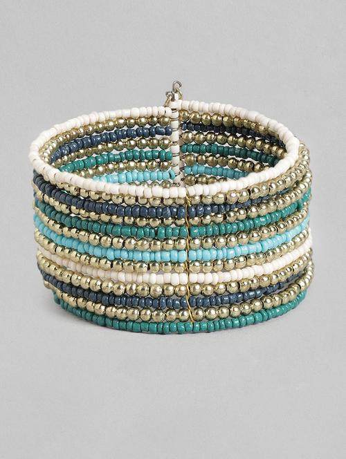 multi colored metal beaded bracelet - 19166918 - Very Small Image - 1