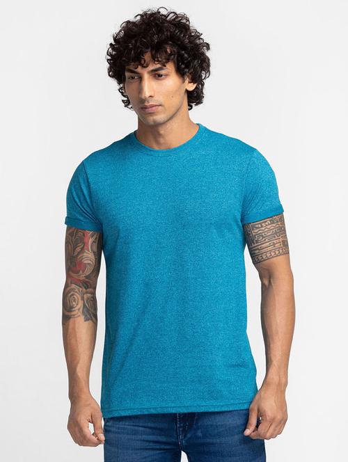 men plain round neck t-shirt - 19167406 - Very Small Image - 1